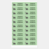 Funny parelhoen vogel cartoon gepersonaliseerd labels (Vel)