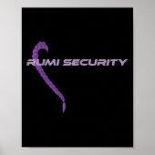 Funny Parent Halloween Costume Idea –“rumi Securit Poster (Voorkant)