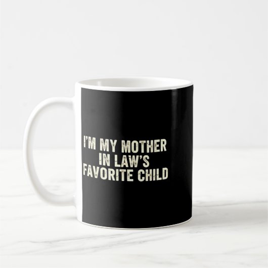 Funny Parent Men Women I'm My Mother In Law's Favo Koffiemok (Links)