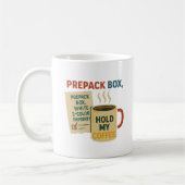 Funny Parent Mok; Prepack Box Hold My Koffiemok (Links)