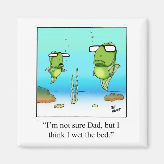 Funny Parenthood Humor Koelkastmagneet Magneet (Voorkant)