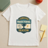Funny Parents School Shirt; Ouderportaal editie T-shirt