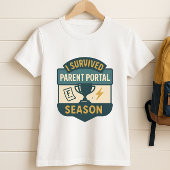 Funny Parents School Shirt; Ouderportaal editie T-shirt