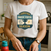 Funny Parents School Shirt; Ouderportaal editie T-shirt