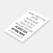 Funny Parking Post Post-it® Notes (Schuin)