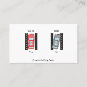 Funny Parking You're Doing It Wrong Contactkaartje (Achterkant)