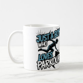 Funny Parkour Just A Boy Who Loves Parkour Free Ru Koffiemok