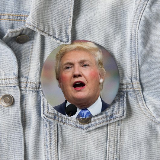 Funny Parody Donald Clinton Button (In situ)