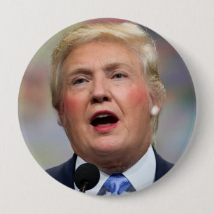 Funny Parody Donald Clinton Button