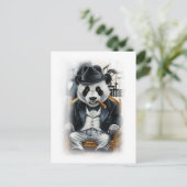 Funny Parody Movie Design on a White Feestdagenkaart (Staand voorkant)