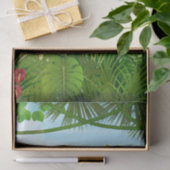 Funny Parrot Bird Wearing Glasses Tissuepapier (Geschenk)