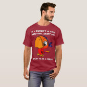 Funny Parrot Boy Lover Quote Gezegde T-shirt (Voorkant volledig)