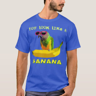 Funny Parrot en Banana T-shirt