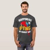Funny Parrot Lover Gift voor mannen Kinder kool T-shirt (Voorkant volledig)