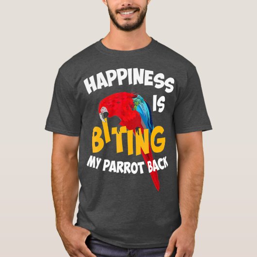 Funny Parrot Lover Gift voor mannen Kinder kool T-shirt (Voorkant)