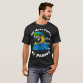 Funny Parrot TShirt voor Parrot Lovers (Voorkant volledig)