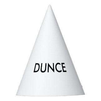 Funny party dunce pet feesthoedjes
