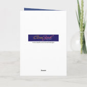 Funny Party zegt dat de Koeien thuisdag komen Kaart (Achterkant)