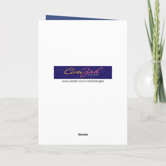 Funny Party zegt dat de Koeien thuisdag komen Kaart (Achterkant)