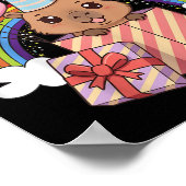 Funny Partybara Capybara Happy Birthday Kids Boys  Poster (Hoek)