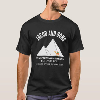 Funny Passover Hebreeuws Construction Egypt Pyrami T-shirt