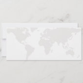 Funny passport, boarding pass ticket 5th birthday kaart (Achterkant)