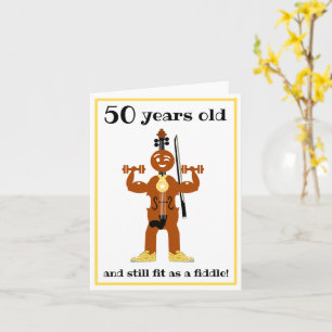 Funny past als een gek  kaart