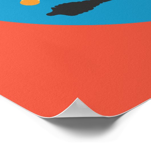 Funny Pasta Food Pun  Colour Typography Art Poster (Hoek)