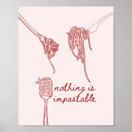 Funny Pasta Poster (Voorkant)