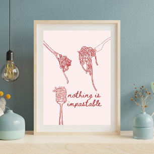 Funny Pasta Poster