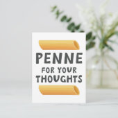 Funny Pasta Pun Briefkaart (Staand voorkant)