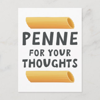 Funny Pasta Pun Briefkaart
