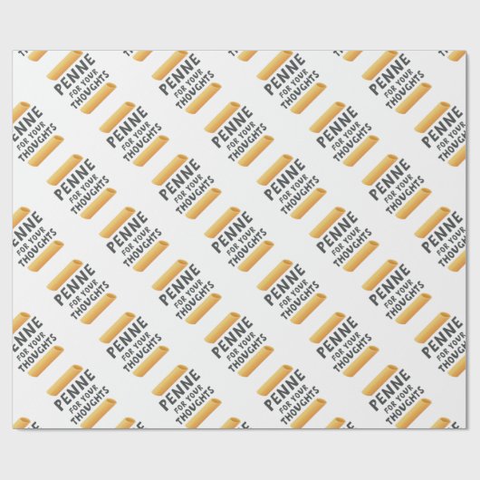 Funny Pasta Pun Cadeaupapier (Vlak)