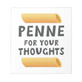 Funny Pasta Pun Notitieblok (Voorkant)