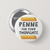 Funny Pasta Pun Ronde Button 5,7 Cm (Voorkant /achterkant)
