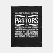 Funny Pastor Appreciation Gift Christelijk Preache Fleece Deken (Voorkant)