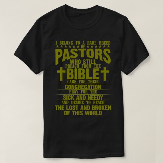 Funny Pastor Appreciation Gift Christelijk Preache T-shirt (Design voorkant)