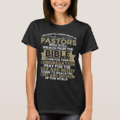 Funny Pastor Appreciation Gift Christelijk Preache T-shirt (Voorkant)