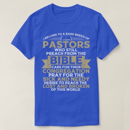 Funny Pastor Appreciation Gift Christelijk Preache T-shirt (Design voorkant)