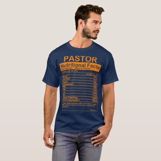 Funny Pastor Appreciation Gift for Men Women T-shirt (Voorkant volledig)