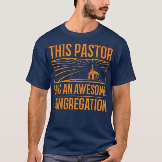 Funny Pastor Appreciation Gift Mannen Christelijk T-shirt (Voorkant)