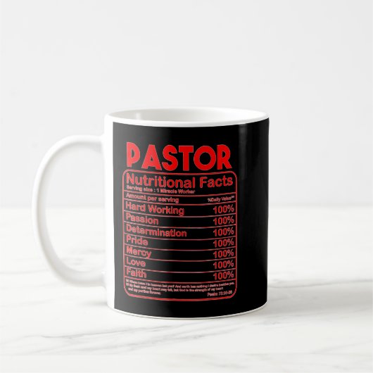 Funny Pastor Apprecift voor mannen Koffiemok (Links)
