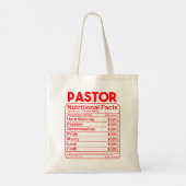 Funny Pastor Apprecift voor mannen Tote Bag (Achterkant)