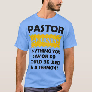 Funny Pastor Christelijke Jesus Believer T-shirt