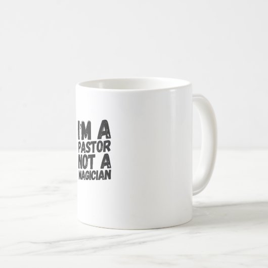 Funny Pastor Coffee Mok (Voorkant rechts)