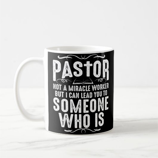Funny Pastor Gift for Men Cool Christelijk Church  Koffiemok (Links)