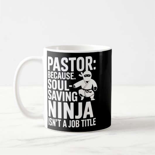 Funny Pastor Humor Christian Faith Leadership Joke Koffiemok (Links)