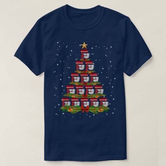 Funny Pastry Baker kerstboom Cookie Squad Bak T-shirt (Design voorkant)