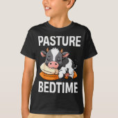Funny Pasture Bedtime Cute Cow Pajamas Pj Sleep  T-shirt (Voorkant)