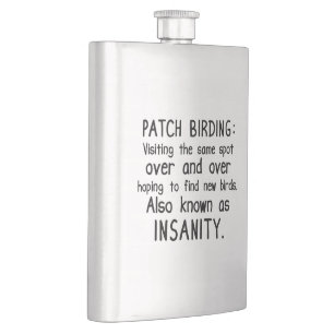 Funny Patch Birding is ongezond Heupfles